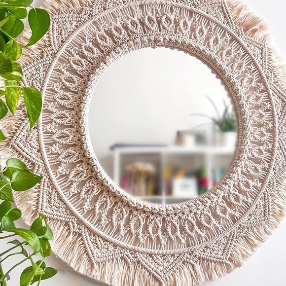 SET OF 6 MIRRORS FOR MACRAME PROJECTS - Picture 9 of 9